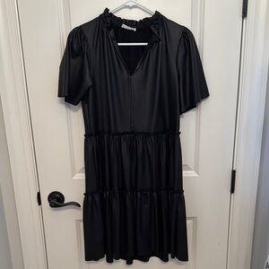 First‎ Love Black Tiered Ruffled Sundress